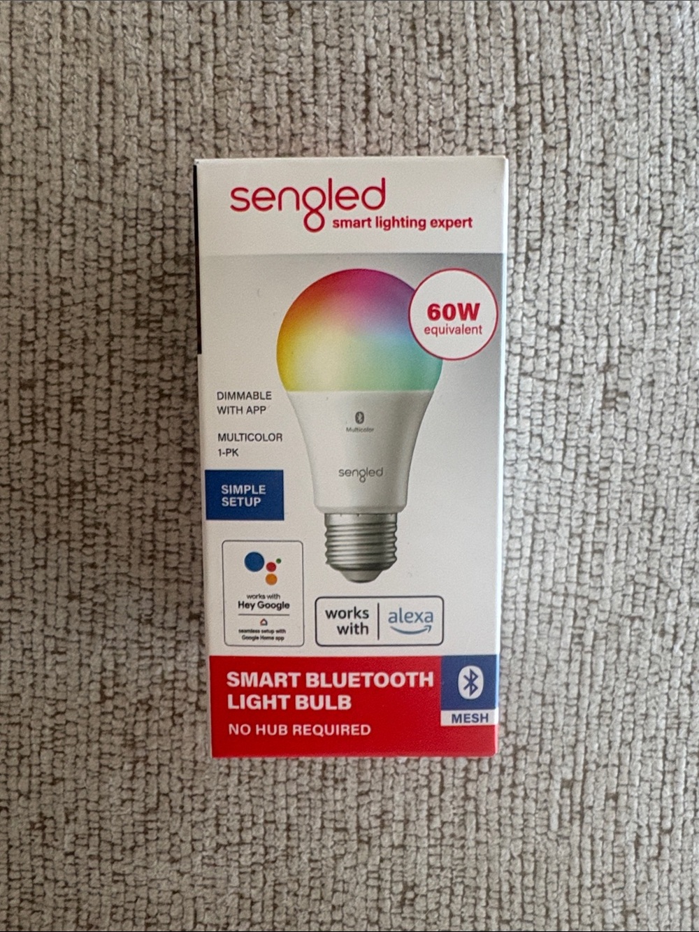 Multicolor Smart Bluetooth Light Bulb - White